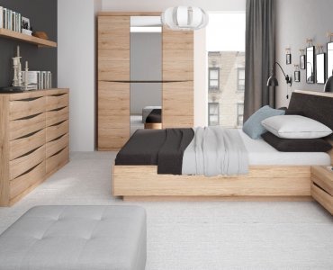 łóżko z szufladami