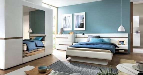 nowoczesna sypialnia