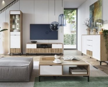 aranżacja dużego pokoju w bloku