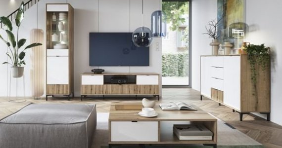 aranżacja dużego pokoju w bloku