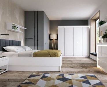 meble do jasnej sypialni