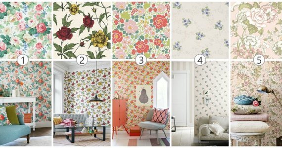 Wzorzyście i naturalnie. Z botaniką na ścianach za pan brat!