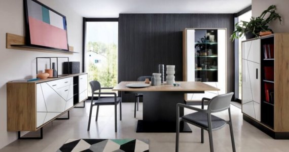 Czarny kolor we wnętrzach