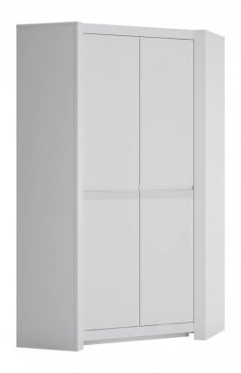 Biała szafa dwudrzwiowa Biała szafa dwudrzwiowa