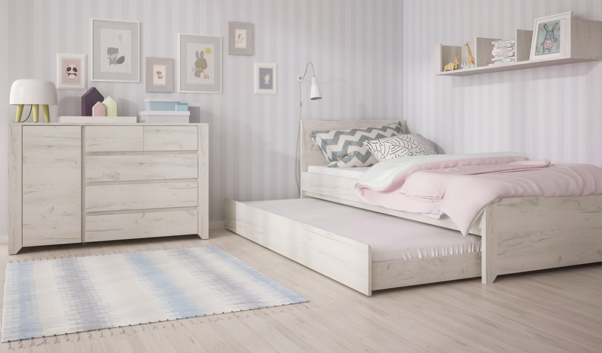 łóżko do pokoju młodzieżowego