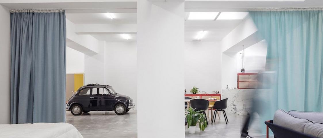 mieszkanie w garażu