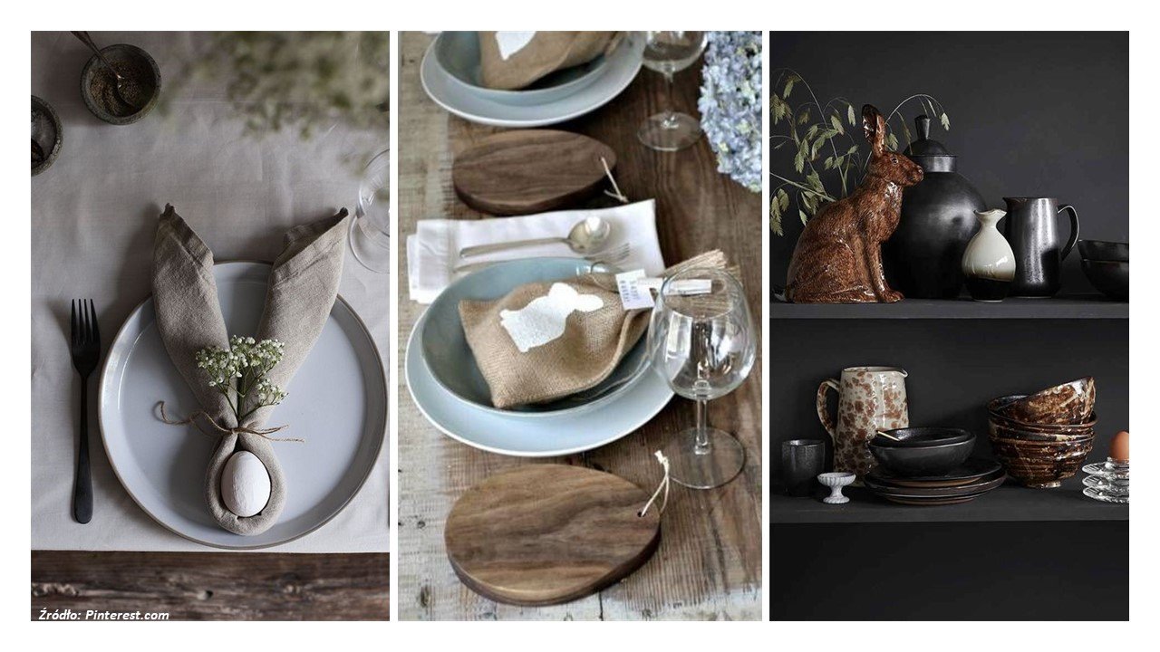 przygotowanie stołu na wielkanoc