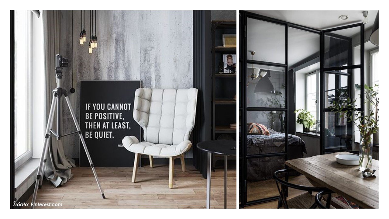 styl industrialny w mieszkaniu