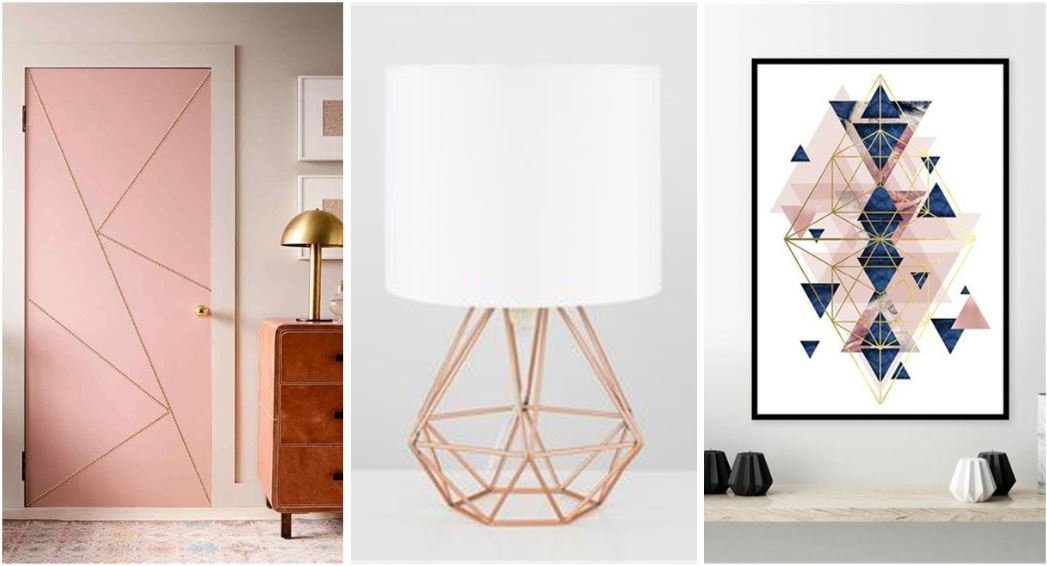 wzory geometryczne we wnętrzach