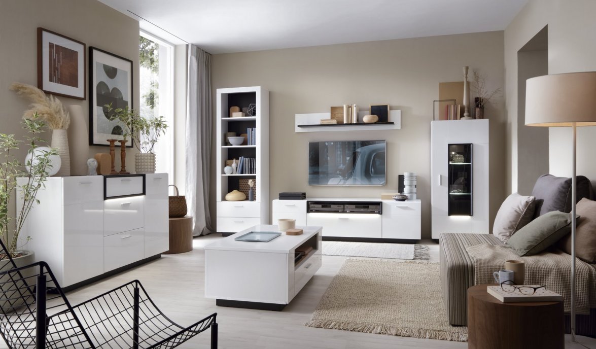 egał do salonu na książki