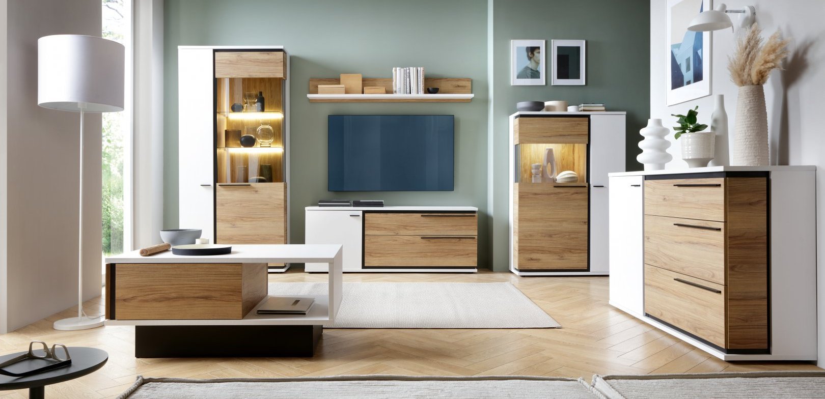 Asymmetrically combined