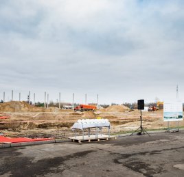 Wmurowanie kamienia węgielnego pod budowę nowego Centrum Dystrybucyjnego