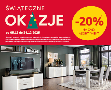 Świąteczne Okazje -20% na cały asortyment
