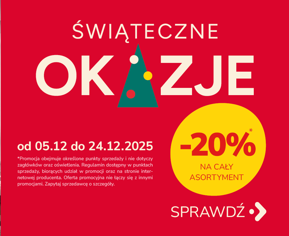 🎄Świąteczne Okazje -20% na cały asortyment🎄