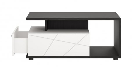 Designerski stolik kawowy prostokątny z szufladą Venezia