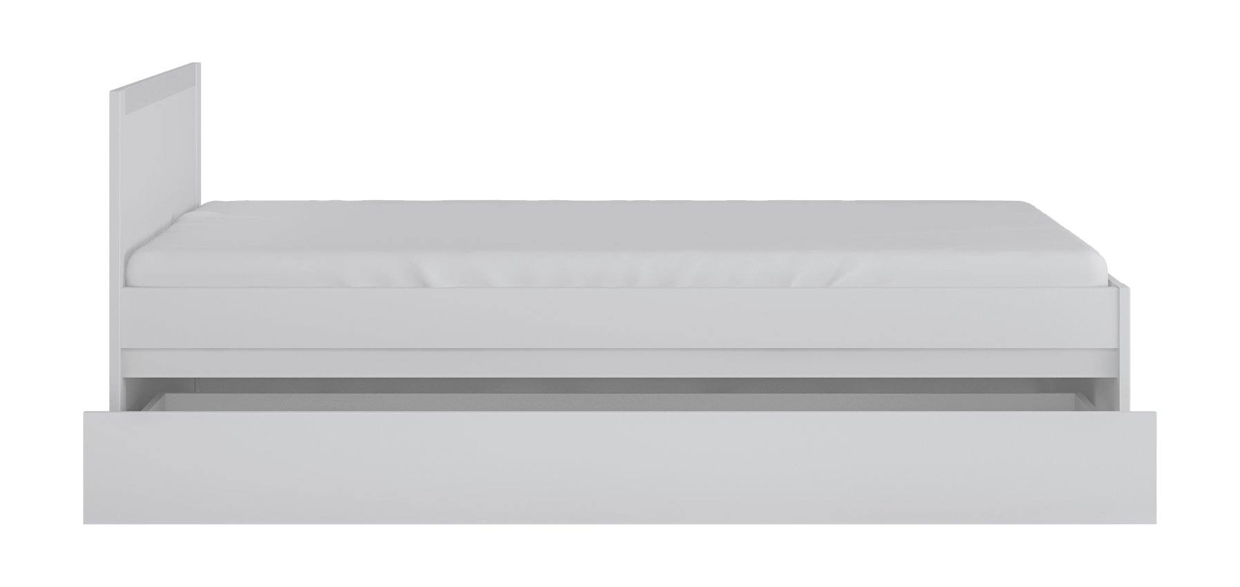 łóżko z szufladą na pościel