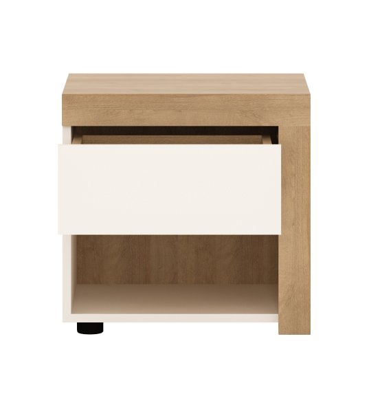 Prawostronna szafka nocna do sypialni Lyon Jasny Prawostronna szafka nocna do sypialni Lyon Jasny