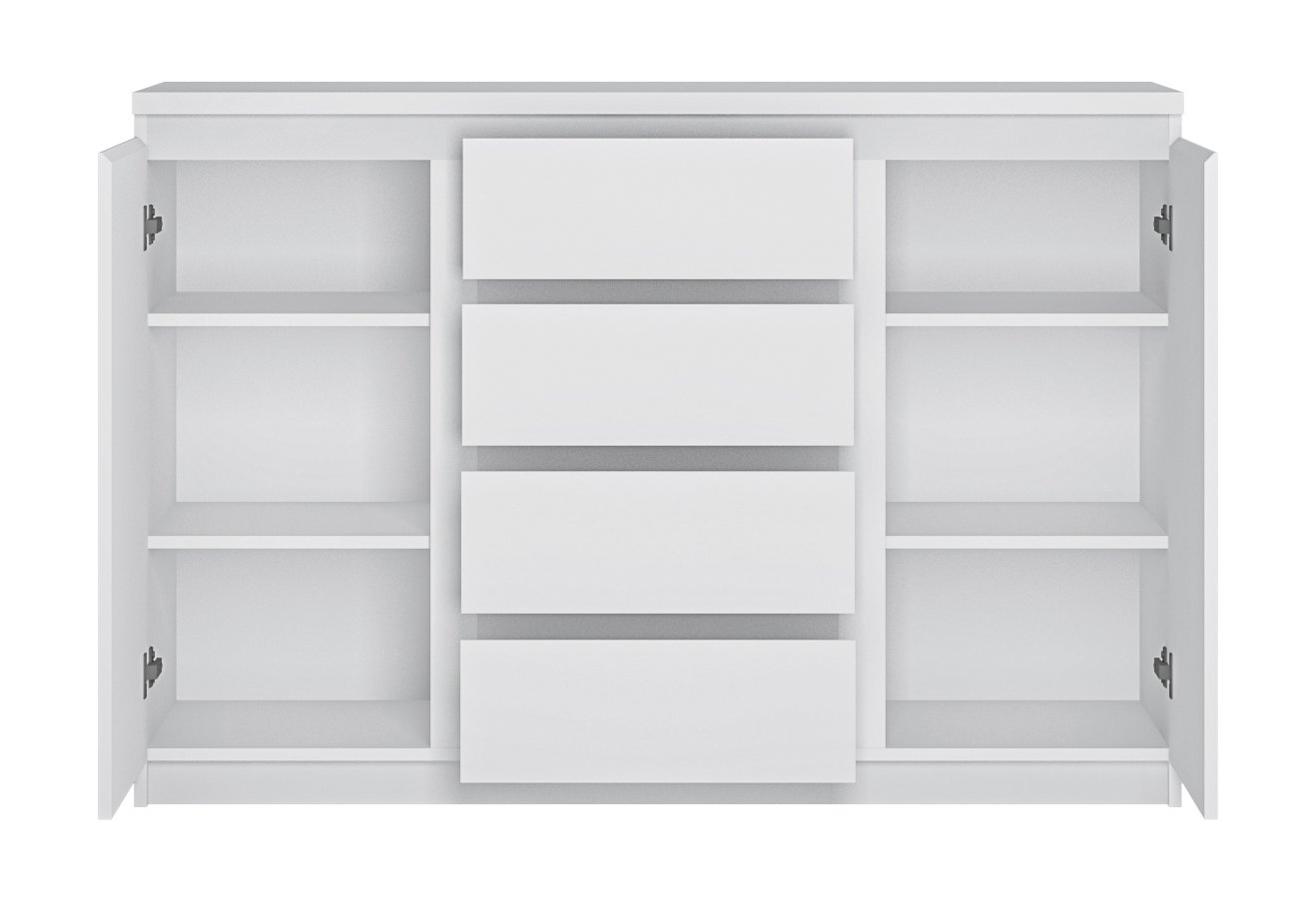 elegancka komoda posiadająca ergonomiczny system bezuchwytowy