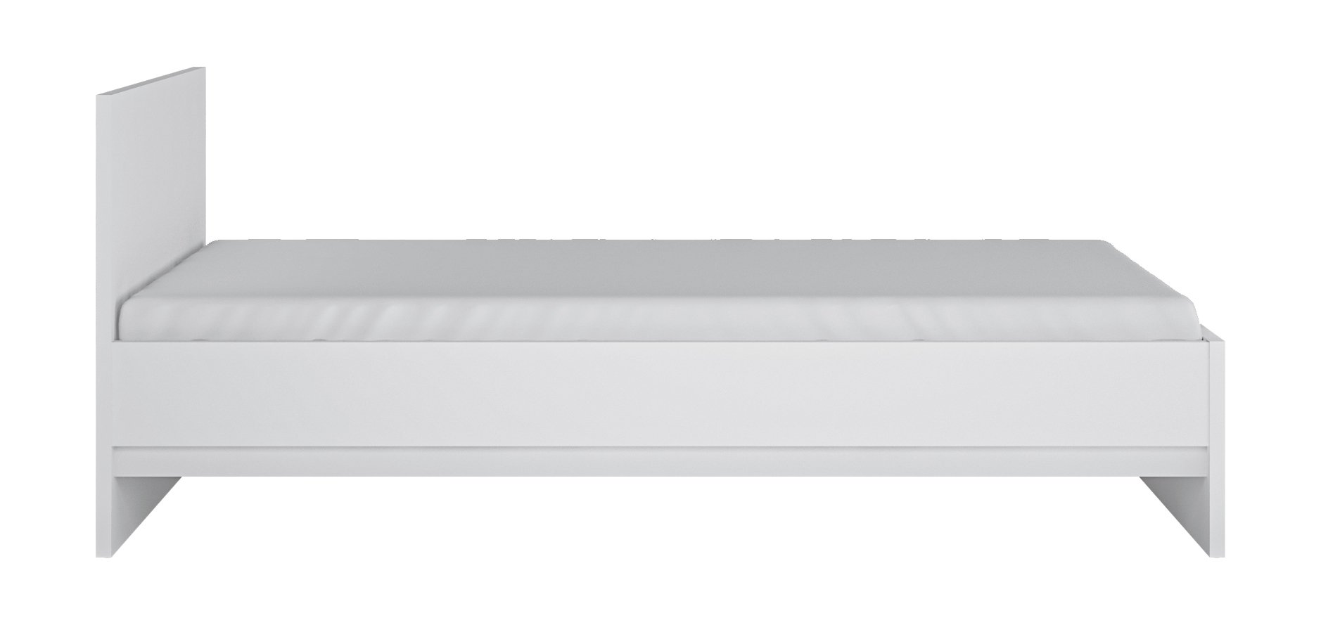 Nowoczesne lozko do pokoju dziecka Fribo biale Duze lozko 120 z opja dodatkowego spania Fribo biale