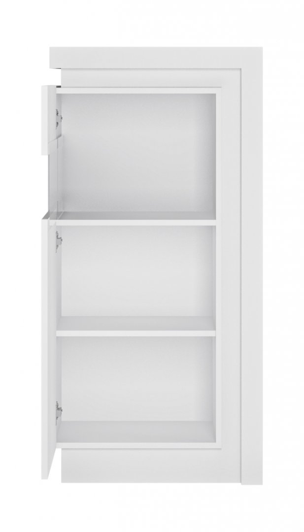 Modna glomor witryna so salonu Lyon bialy