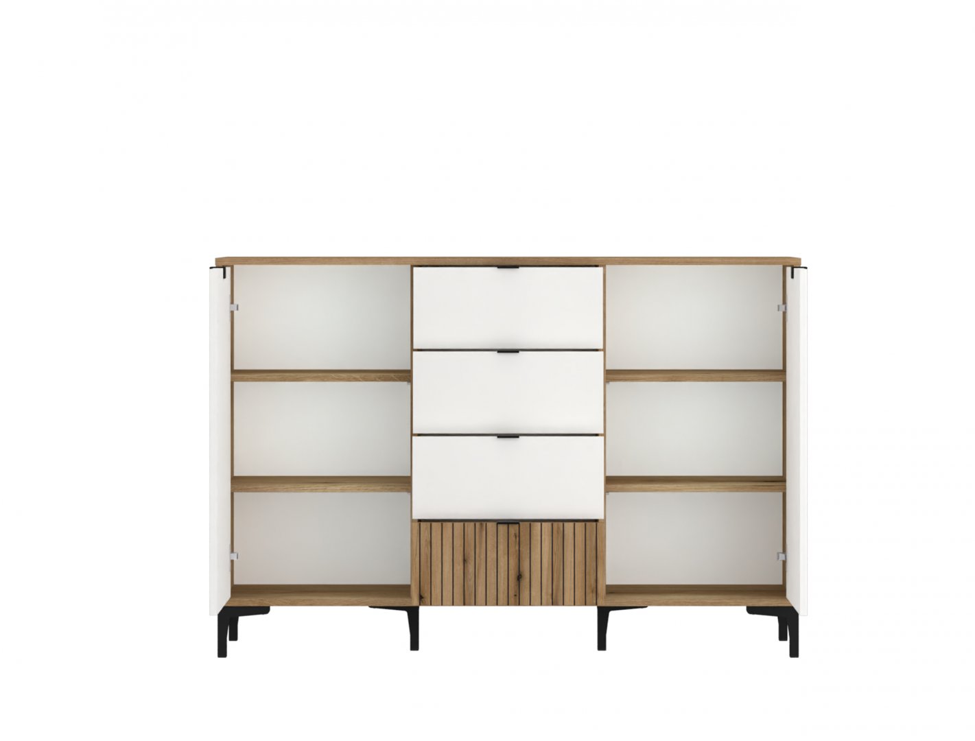 komoda z półkami do pokoju dziennego komoda biała do pokoju dziennego