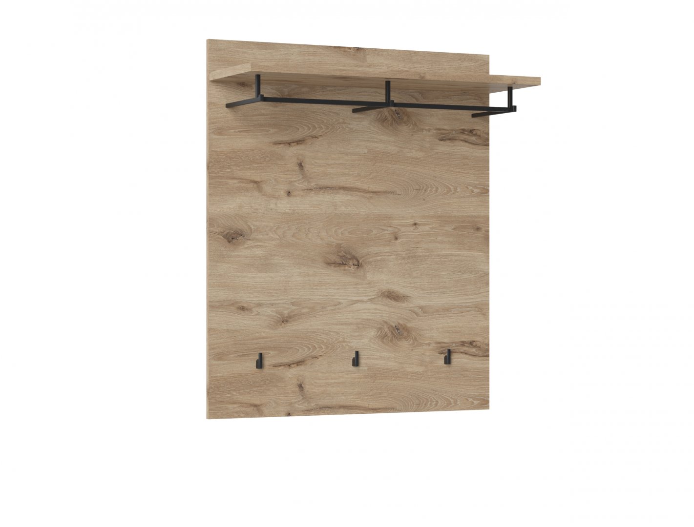 Panel do przedpokoju z kolekcji Twist modny panel ścienny z wieszakami do przedpokoju w stylu boho, skandynawskim