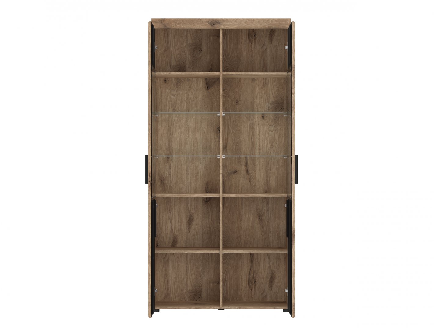 Pojemna witryna z oswietleniem