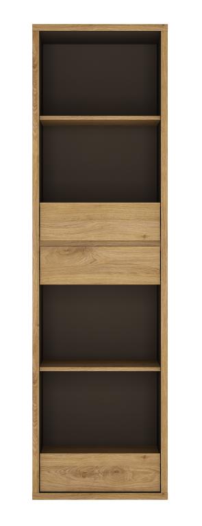 elegancki regał do małych mieszkań