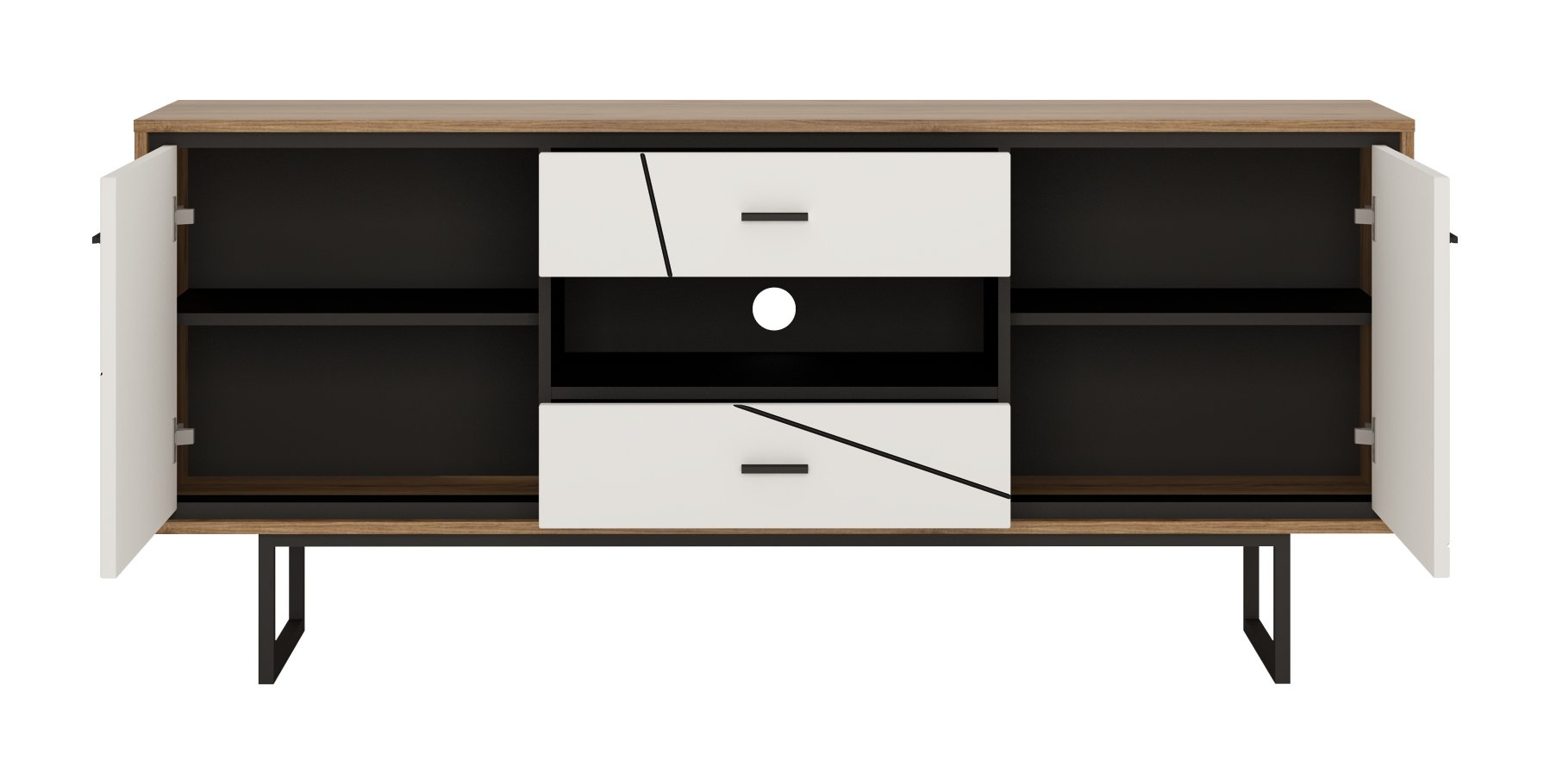 nowoczesna komoda 2 szuflady